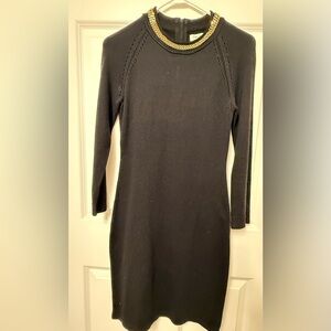 Calvin Klein Black Long Sleeve Dress